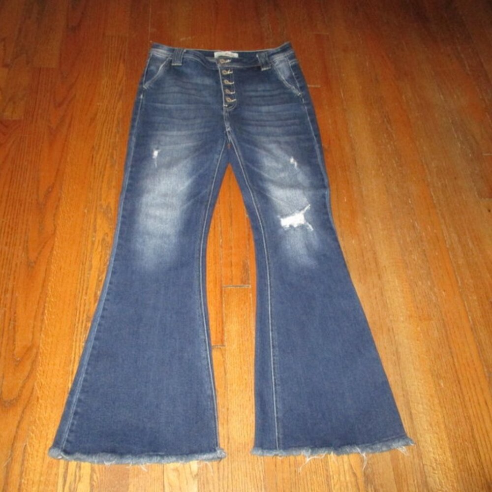 KanCan B-Fly Flare Leg Jeans